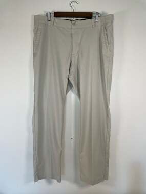 Nike Golf Dri-Fit Men's Flat Front Performance Pants 38x30 Light Bone